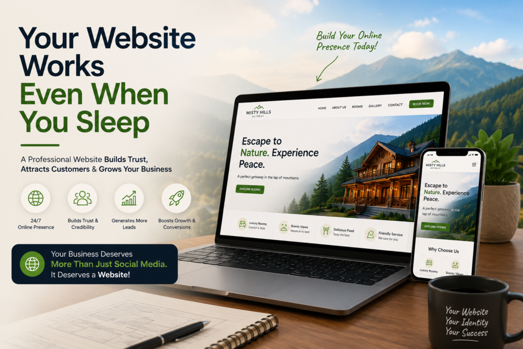 Professional website development by Digitech Minds for businesses in Uttarakhand with responsive and SEO-friendly web design.