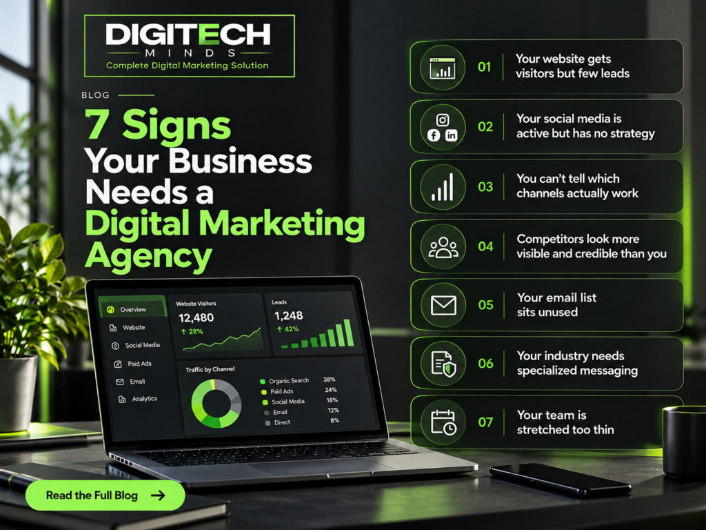 7 Signs Your Business Needs Digital Marketing Agency