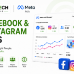 Digitech Minds and Meta Ads partnership showcasing Facebook and Instagram Ads management services to generate quality leads, increase conversions, and grow business revenue through targeted social media advertising.